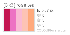 [Cx3] rose tea